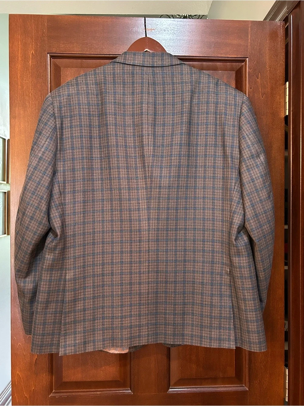 Vintage Jean-Paul Germain Men’s Silk Wool Plaid Sport Coat 46S